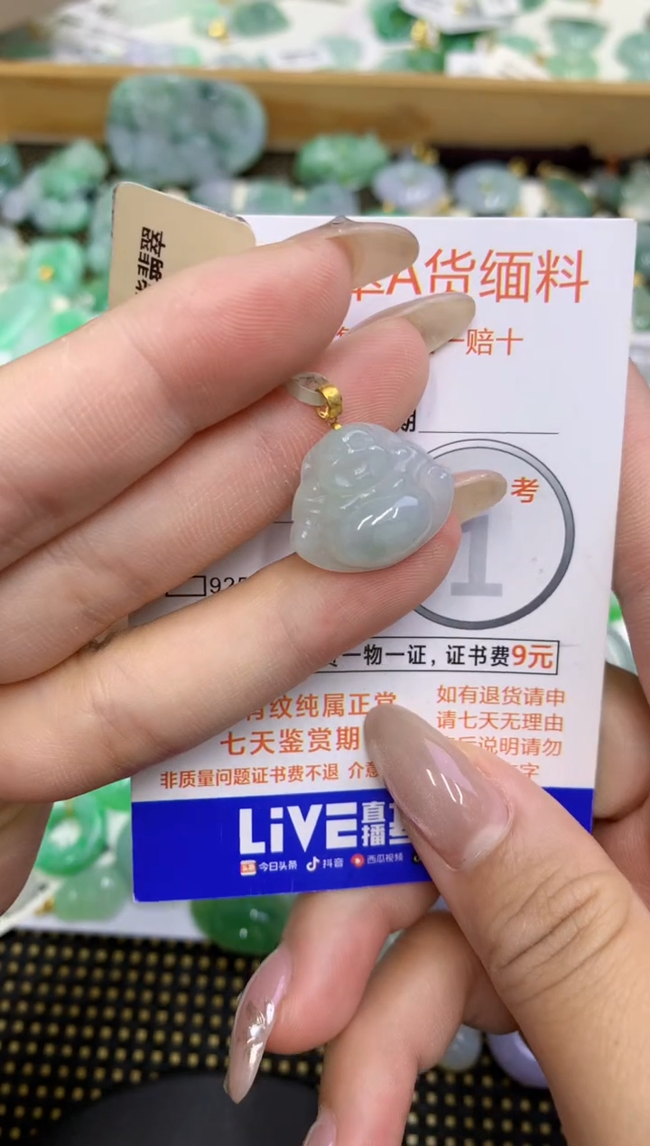 翡翠未镶嵌颈饰缅甸翡翠a货