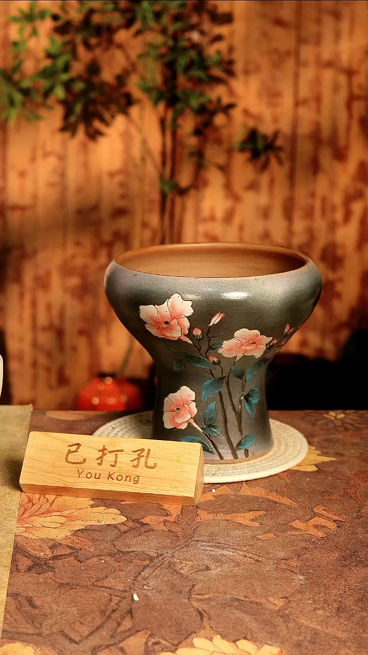 陶瓷24-394微瑕高度22口径20已打孔误差2孤品