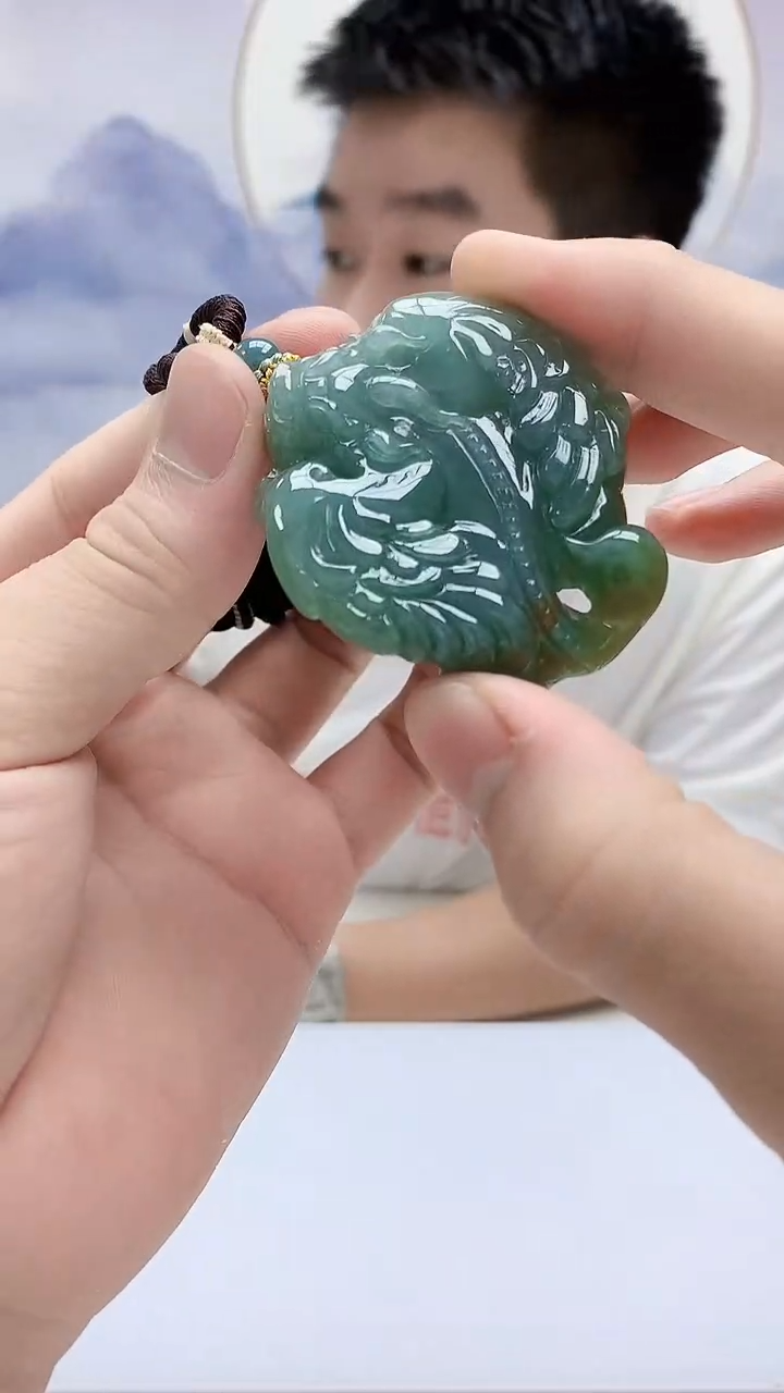 定制翡翠未镶嵌5028bb-毛货挂件21