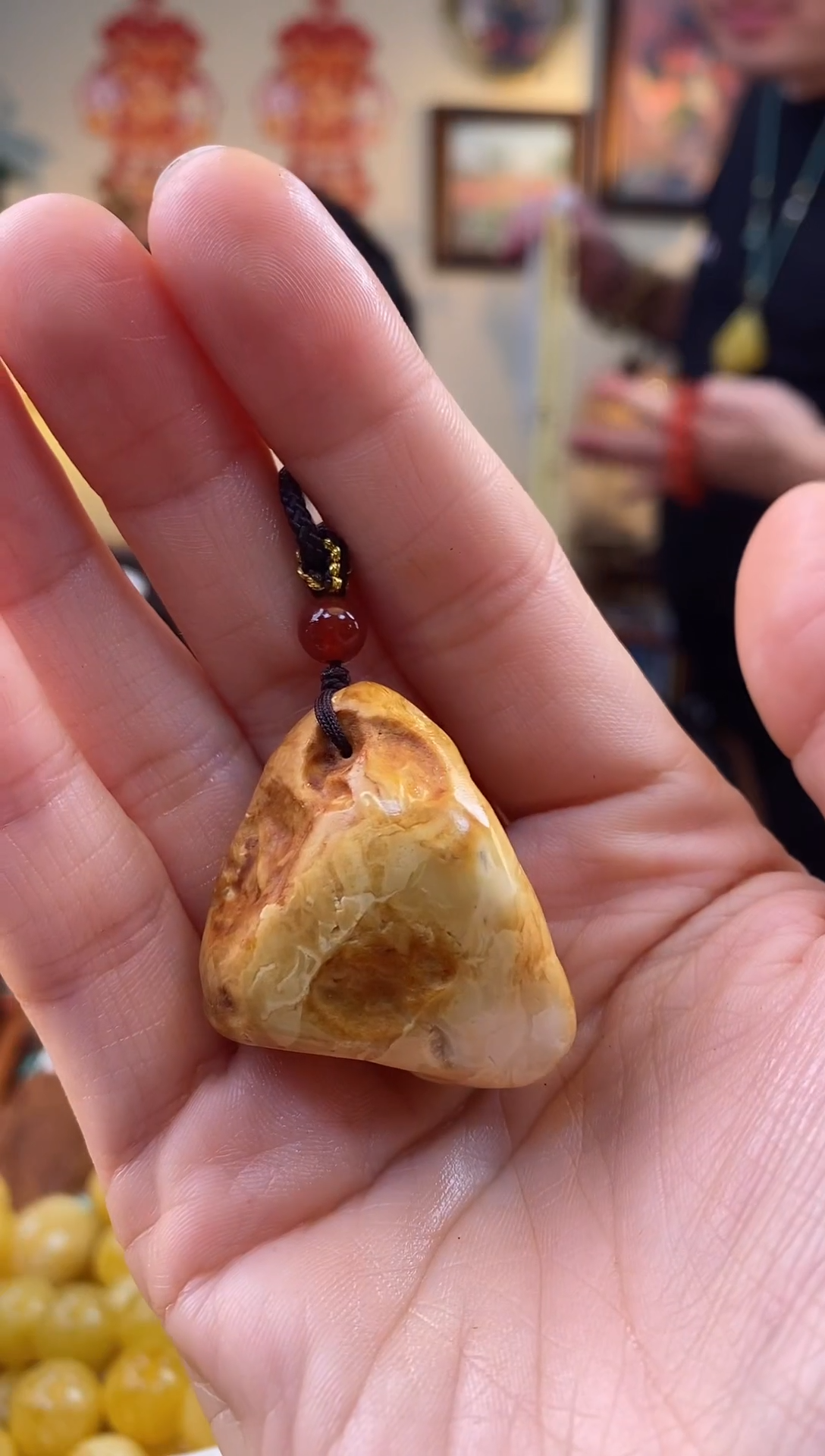 【闪购商品】琥珀颈饰未镶嵌吊坠（不打折）