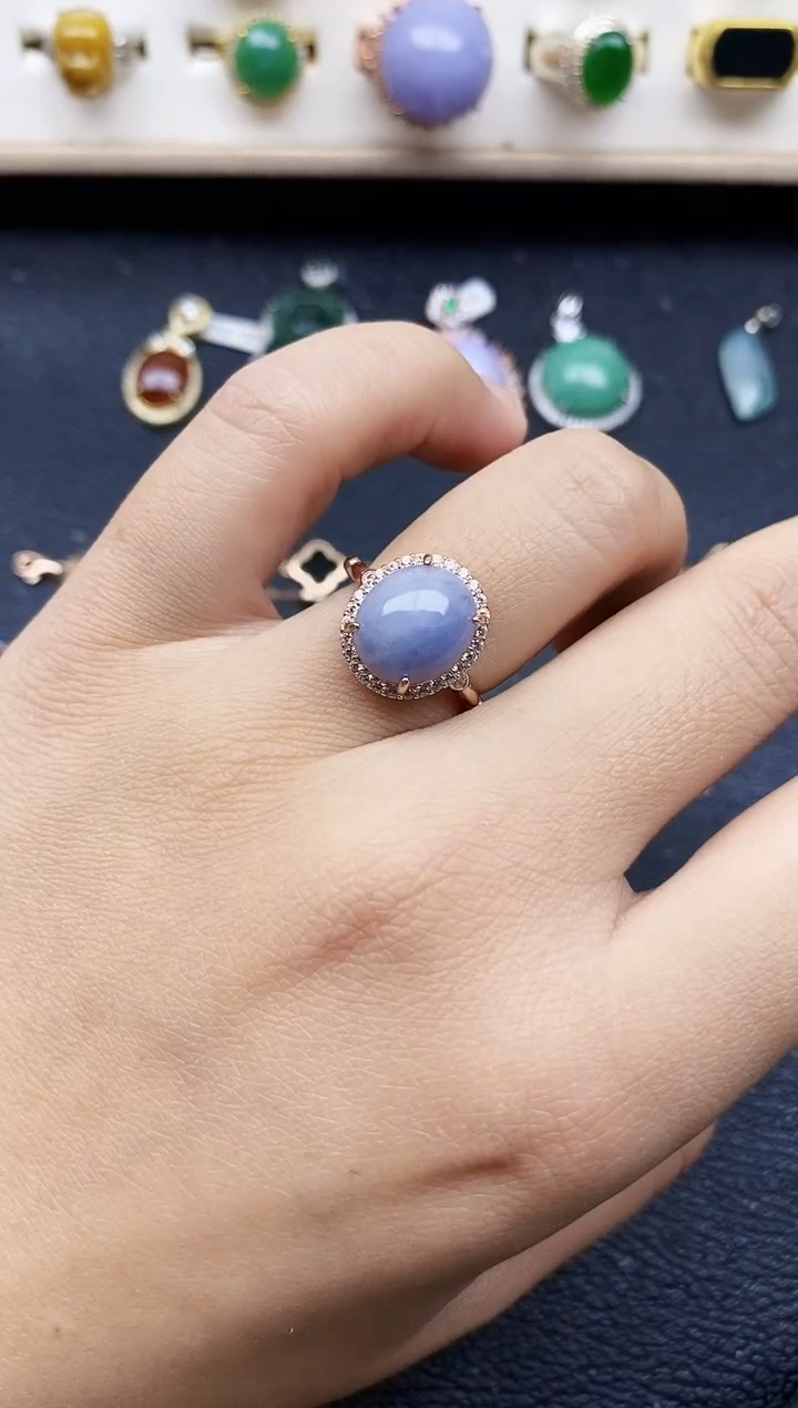 【闪购商品】翡翠戒指银S925镶嵌11111