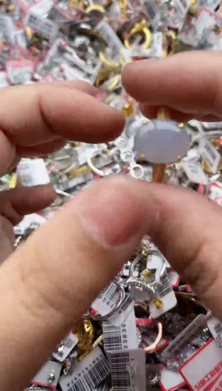 【闪购商品】翡翠戒指银S925镶嵌66666---4