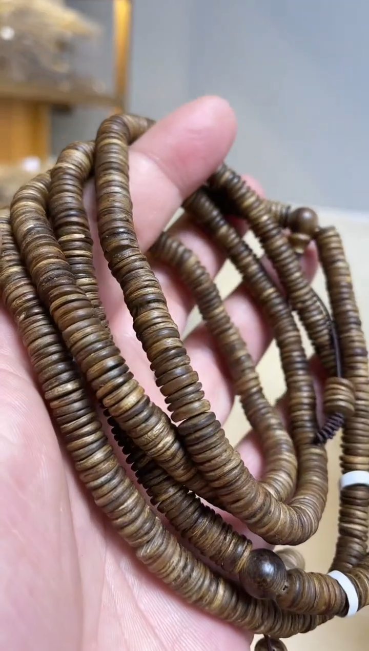 【闪购商品】沉香手串达拉干片片珠随型长串多样性发其一