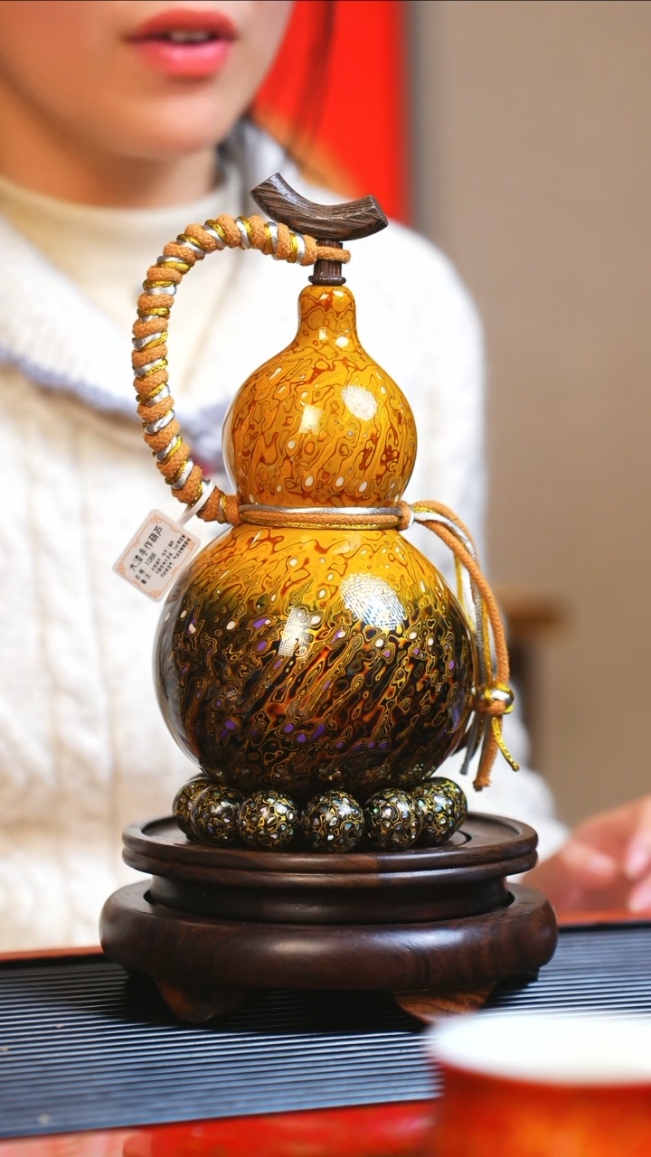 【闪购商品】JR133大师姐臻选非遗大漆酒葫芦