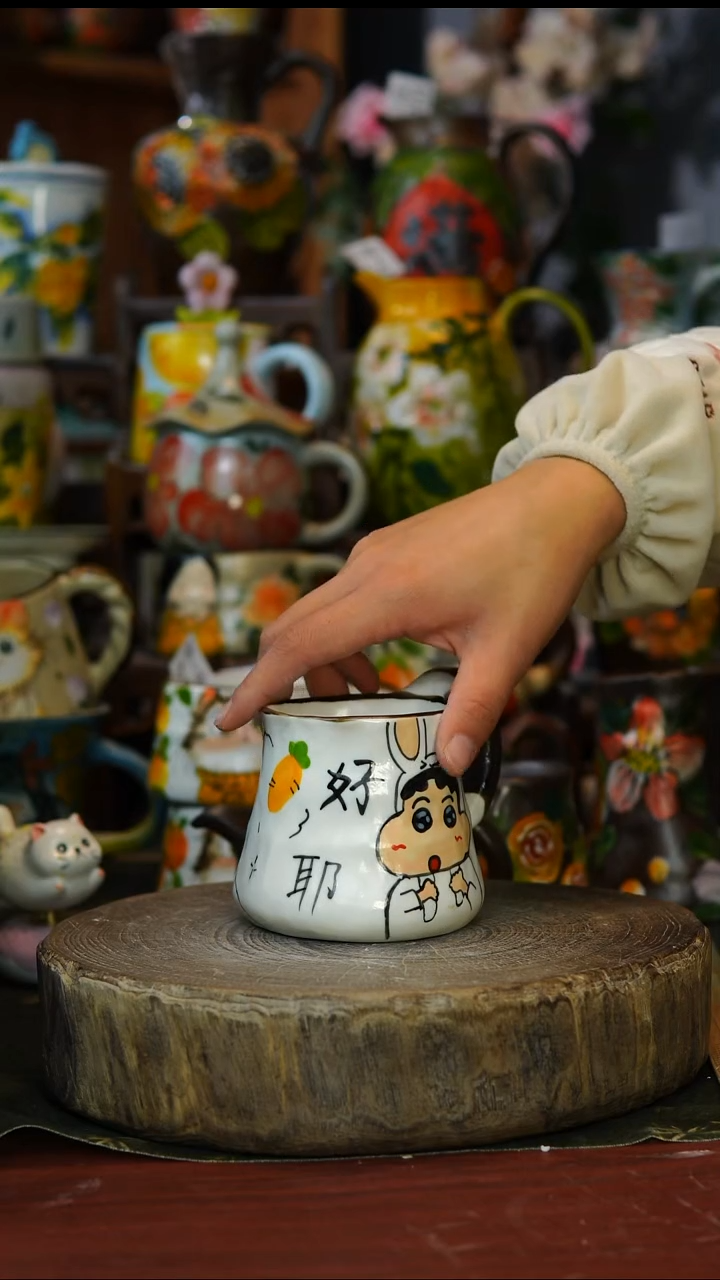 陶瓷159景德镇手工手绘釉下彩