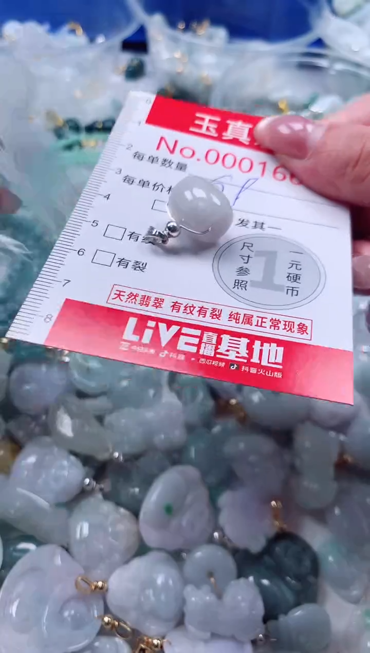 吊坠(不含链)未镶嵌翡翠1665