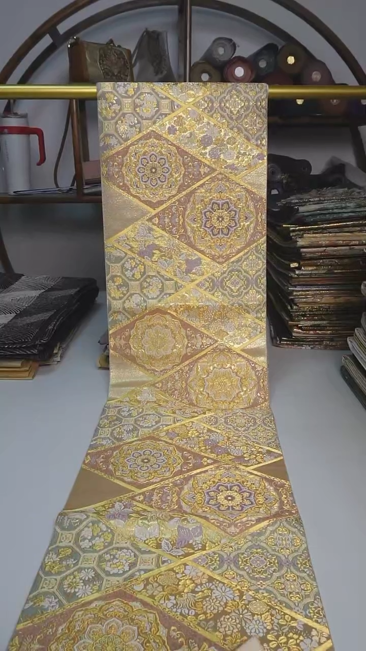 【闪购商品】织绣67西阵织六通宝相花