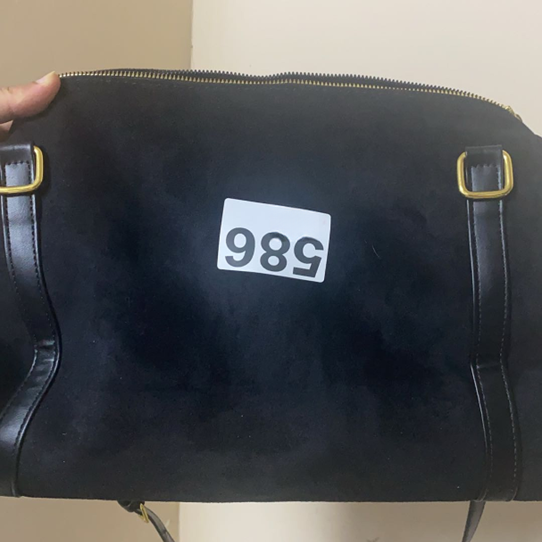 586复古拉链经典通勤风饺子包女士托特包斜挎包复古风