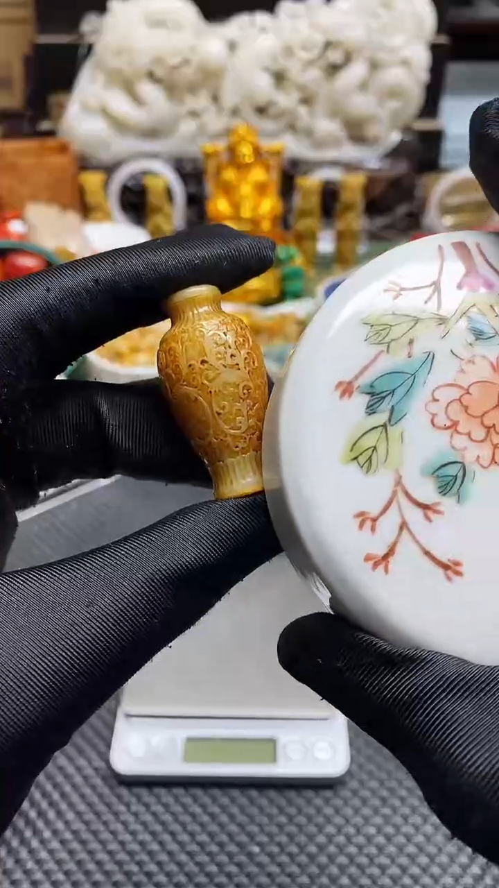【闪购商品】瓷片瓷片瓷器 摆件1个