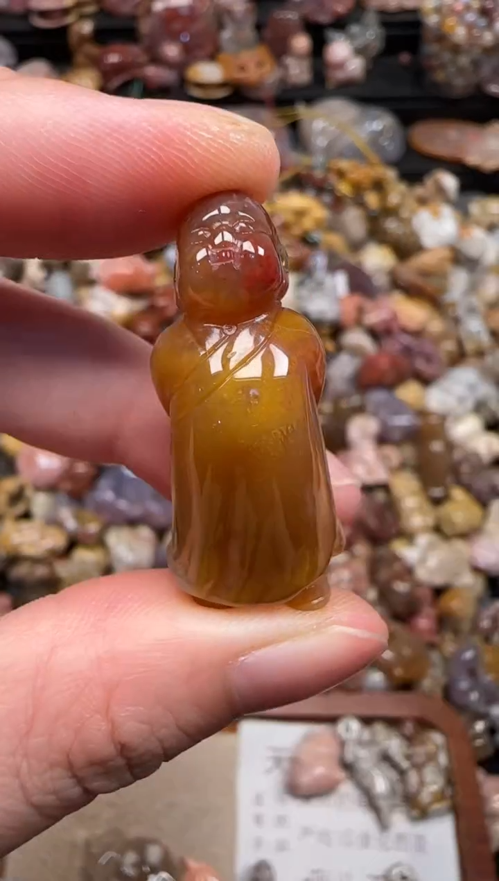 硅化珊瑚（珊瑚玉）未镶嵌颈饰064