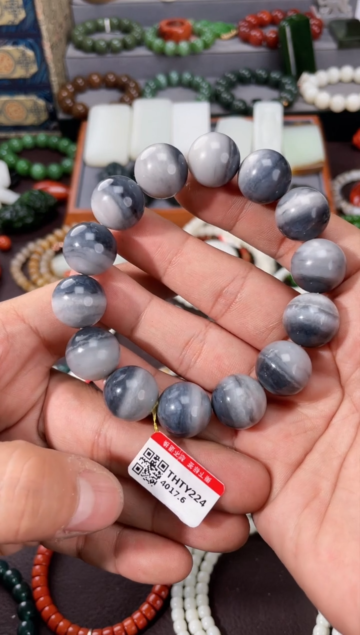 【闪购商品】和田玉手串未镶嵌发一件THTY224