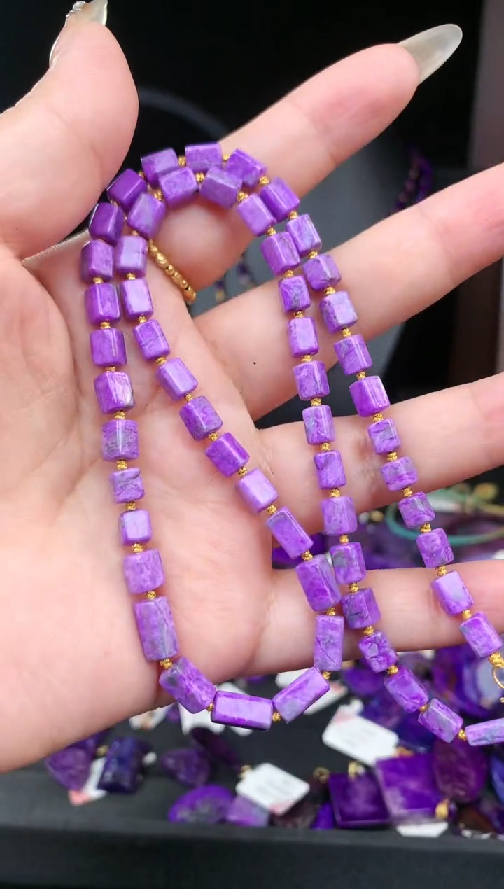 【闪购商品】苏纪石（舒俱来）项链18K金镶嵌.