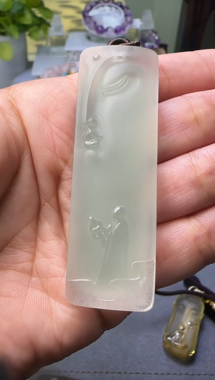 【闪购商品】水晶吊坠未镶嵌青幽灵悟道吊坠 JP37391成