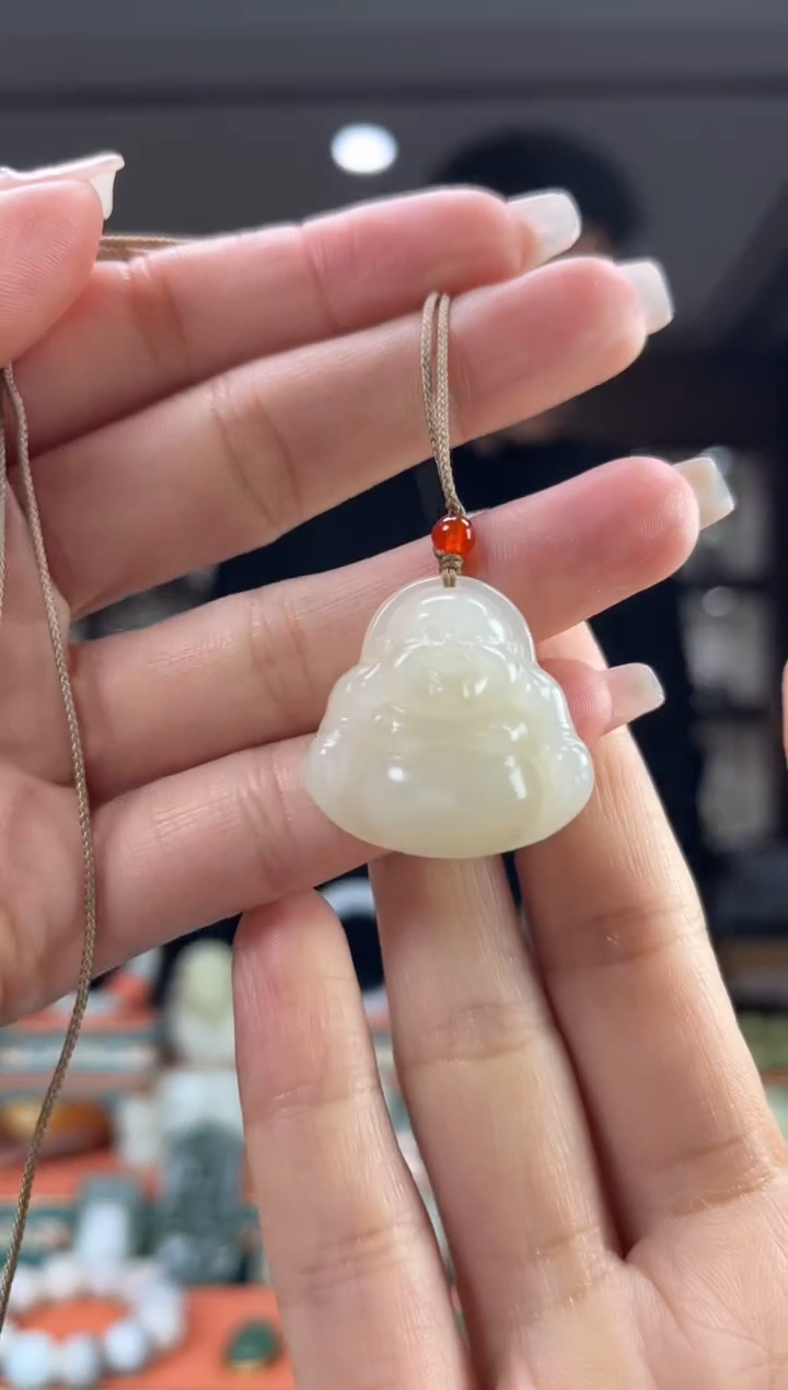 【闪购商品】和田玉颈饰未镶嵌佩佩28mm左右