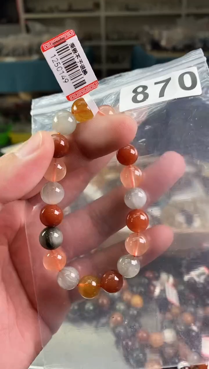 【闪购商品】水晶手链10±/870未镶嵌彩兔毛多样性发一件