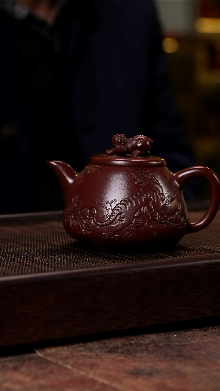 麒麟瑞兽 紫袍玉砂