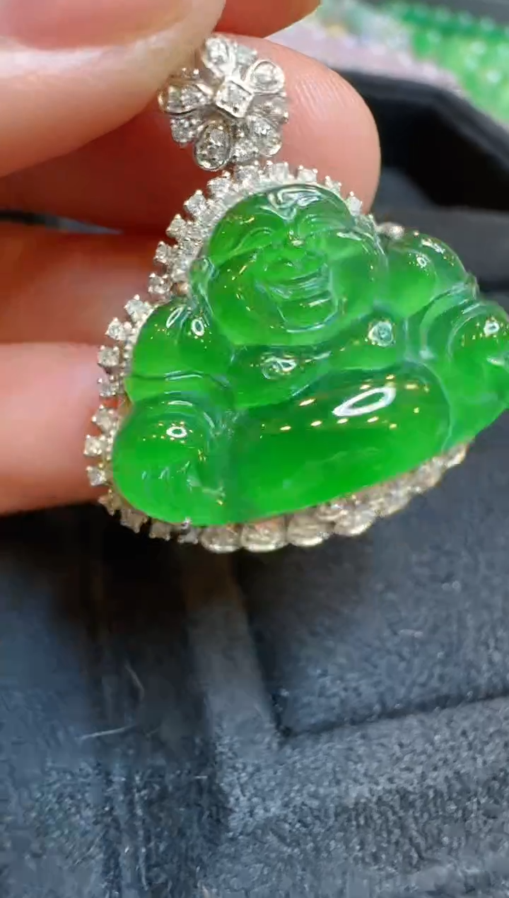 【闪购商品】翡翠吊坠(不含链)18K金镶嵌多样性团购发一件