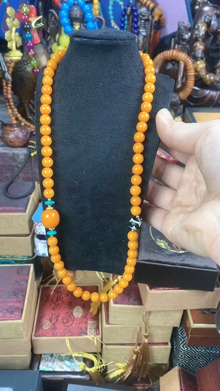 【闪购商品】蜜蜡颈饰未镶嵌猪妹精品专属链接