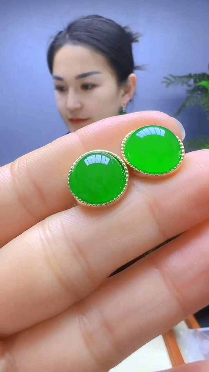 【闪购商品】翡翠颈饰14K金镶嵌颈饰