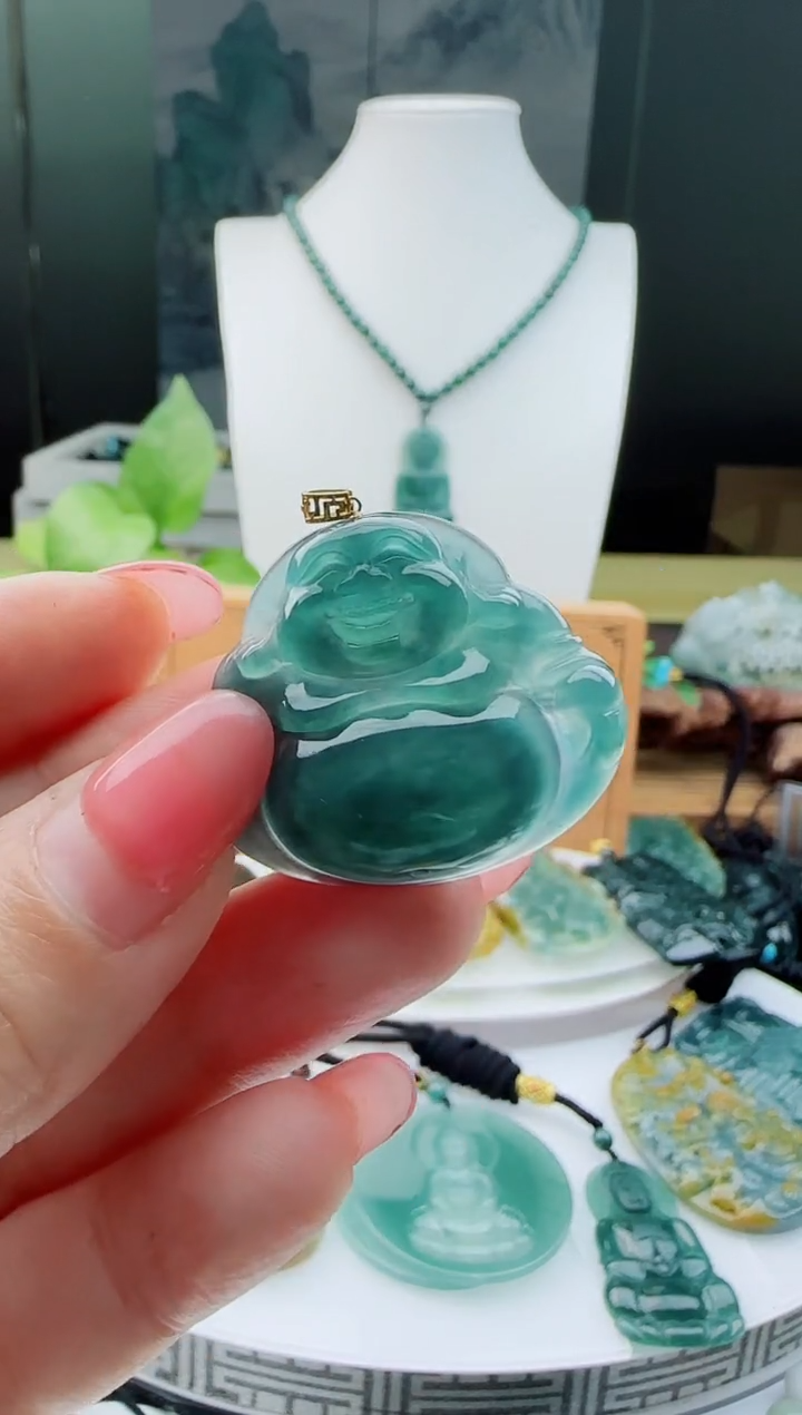 【闪购商品】翡翠颈饰18K金镶嵌1111111111