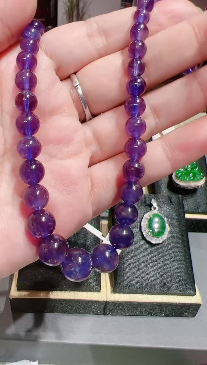 【闪购商品】紫晶颈饰未镶嵌202512336