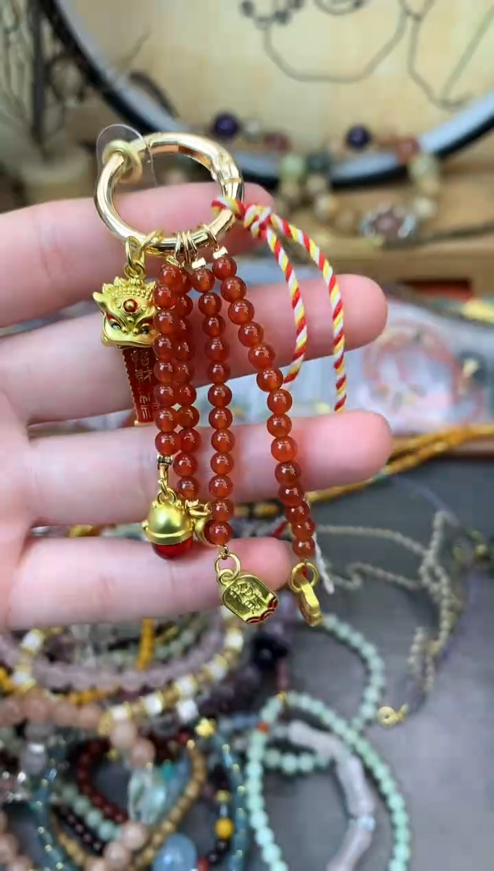 【闪购商品】玛瑙挂件未镶嵌129手串