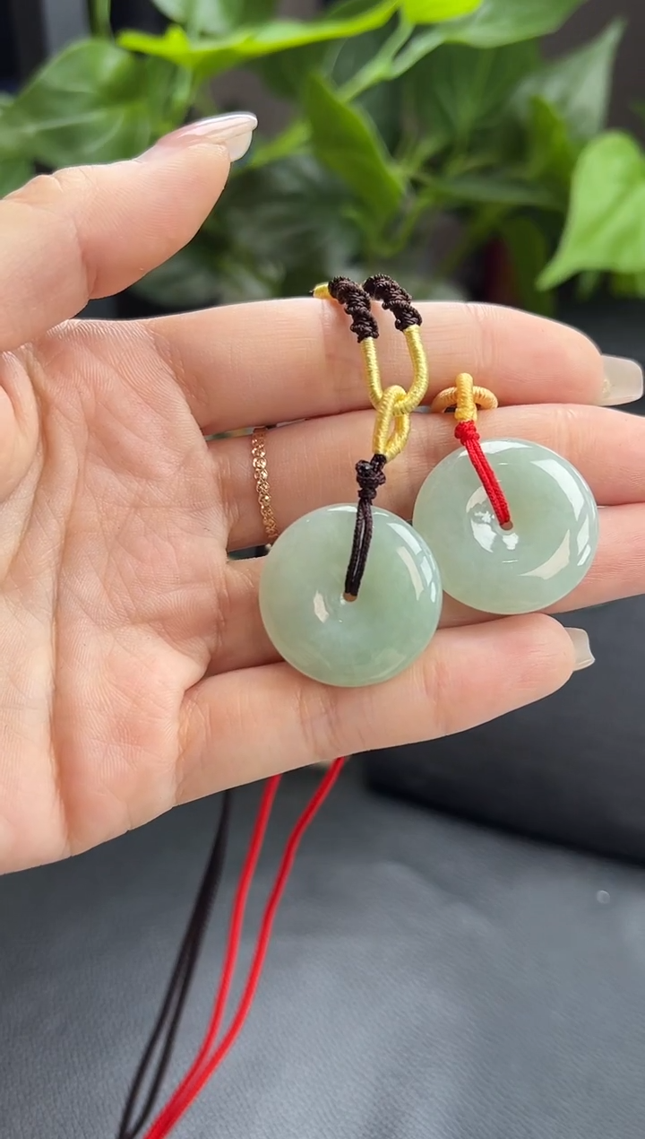 【闪购商品】翡翠颈饰未镶嵌YM966平安扣多样性发一