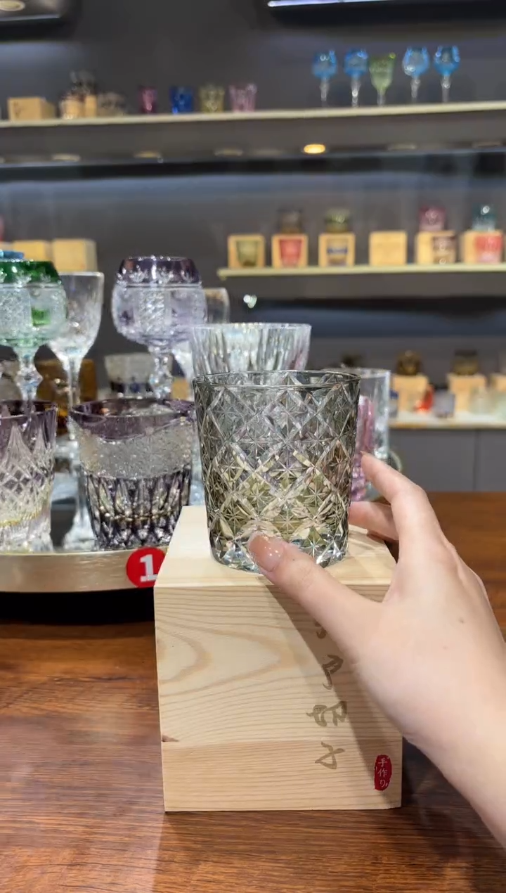 直播间活动单只 切子七宝青墨色