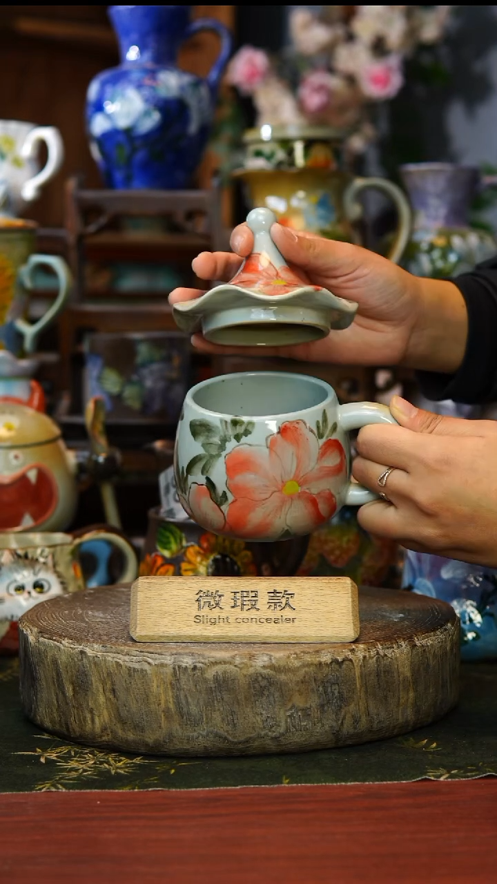 陶瓷80景德镇手工釉下彩陶瓷