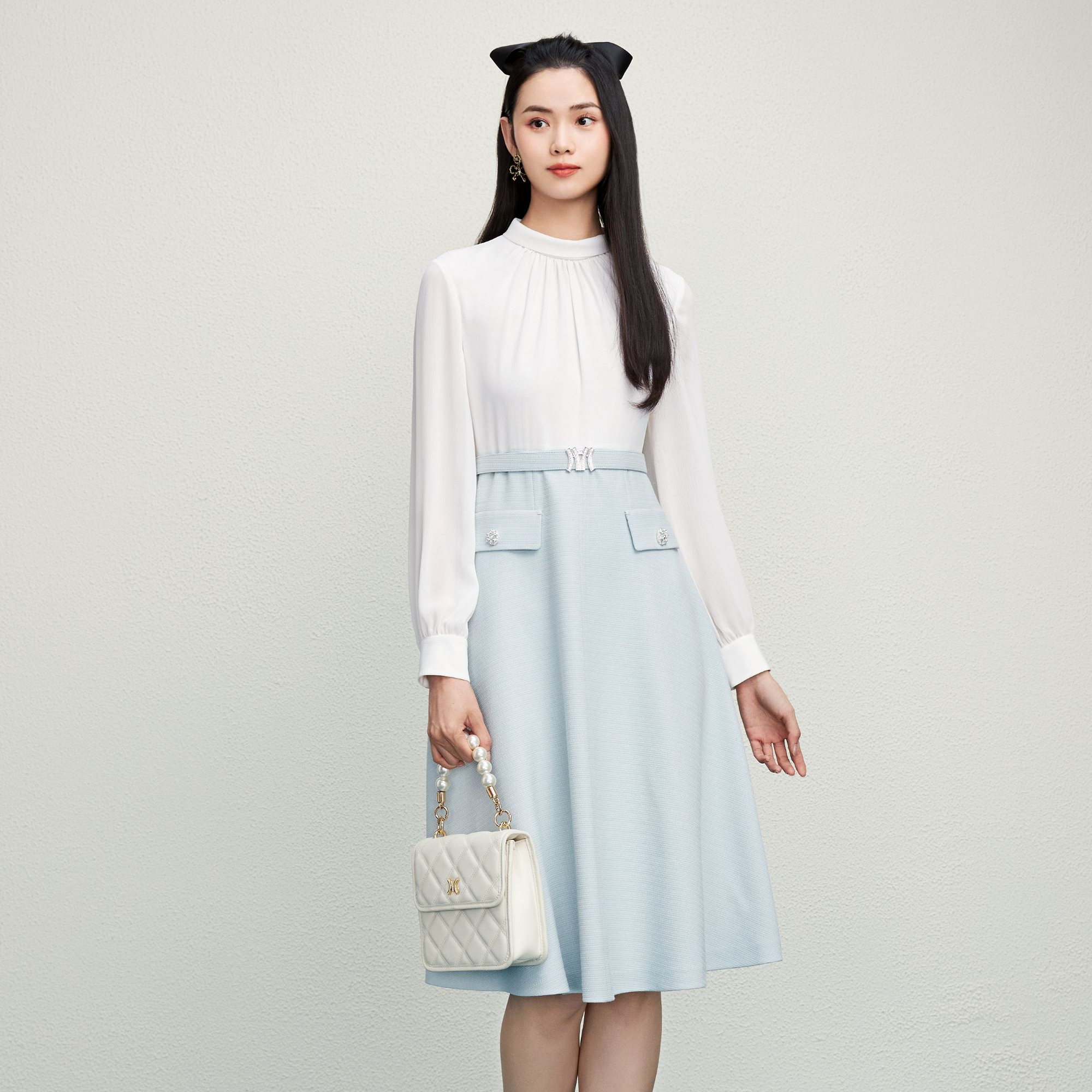 MOJO.S.PHINE~新款薄荷曼波气质连衣裙-MOFB01WOP030T01/zb