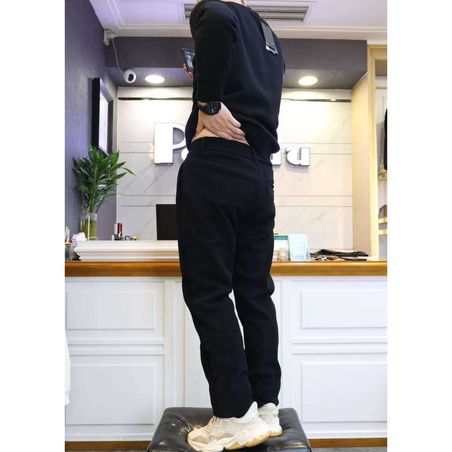 帕萨度男士时尚休闲松紧裤9152