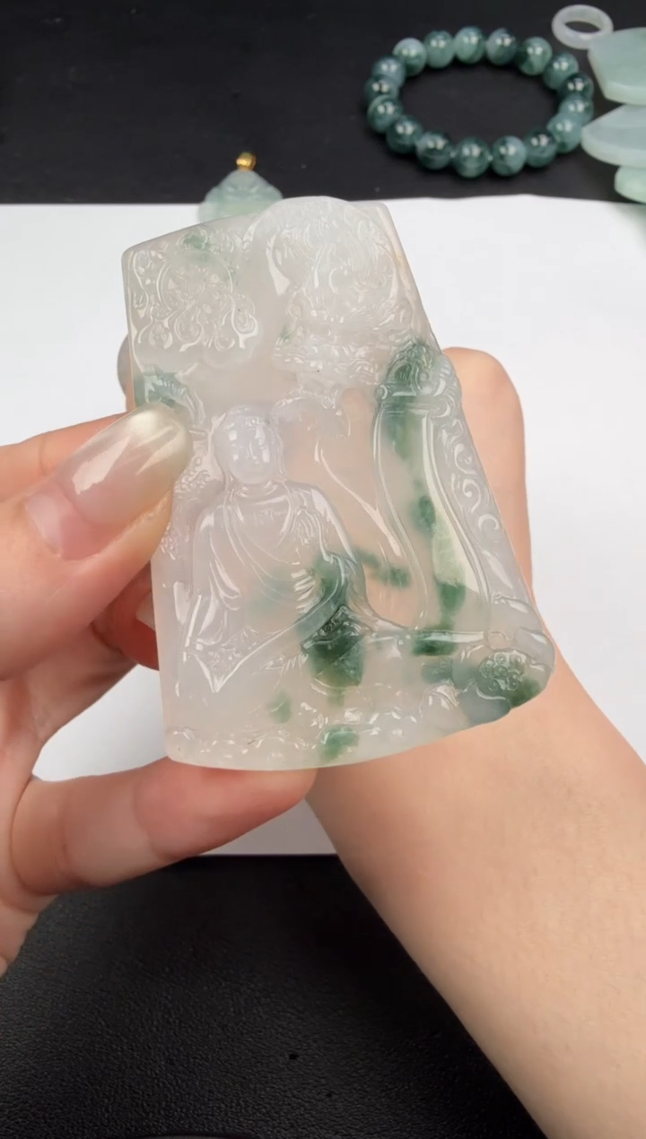 吊坠(不含链)未镶嵌翡翠翡翠饰品-161