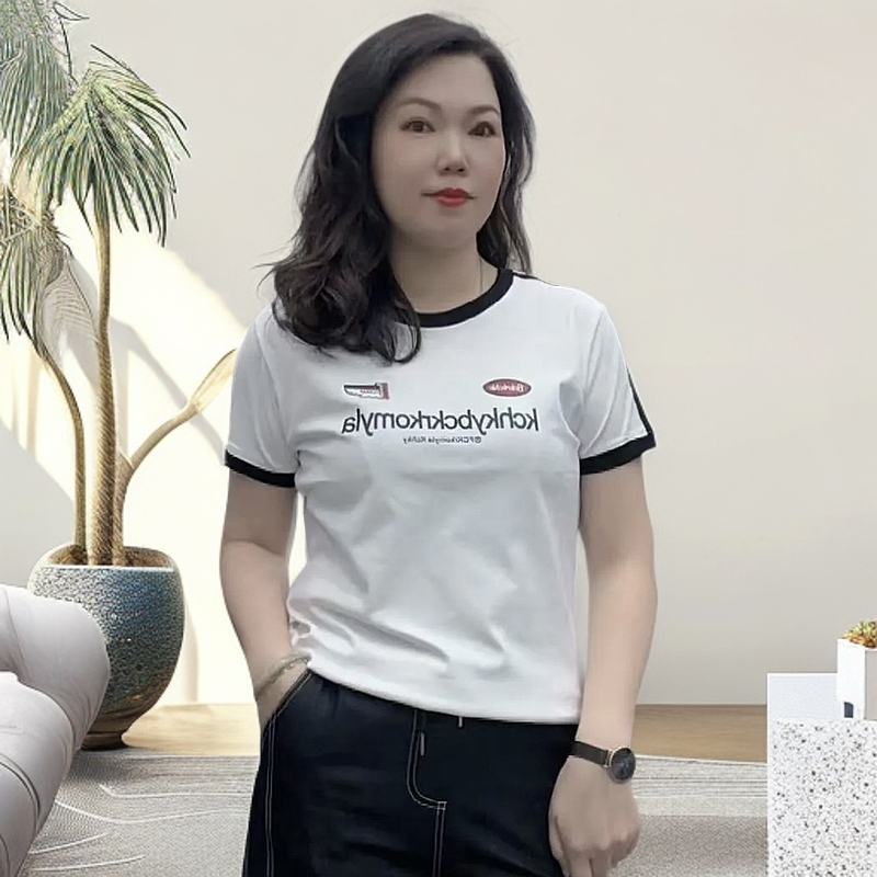 （娇韵家）新款时尚减龄休闲百搭修身显瘦T恤812