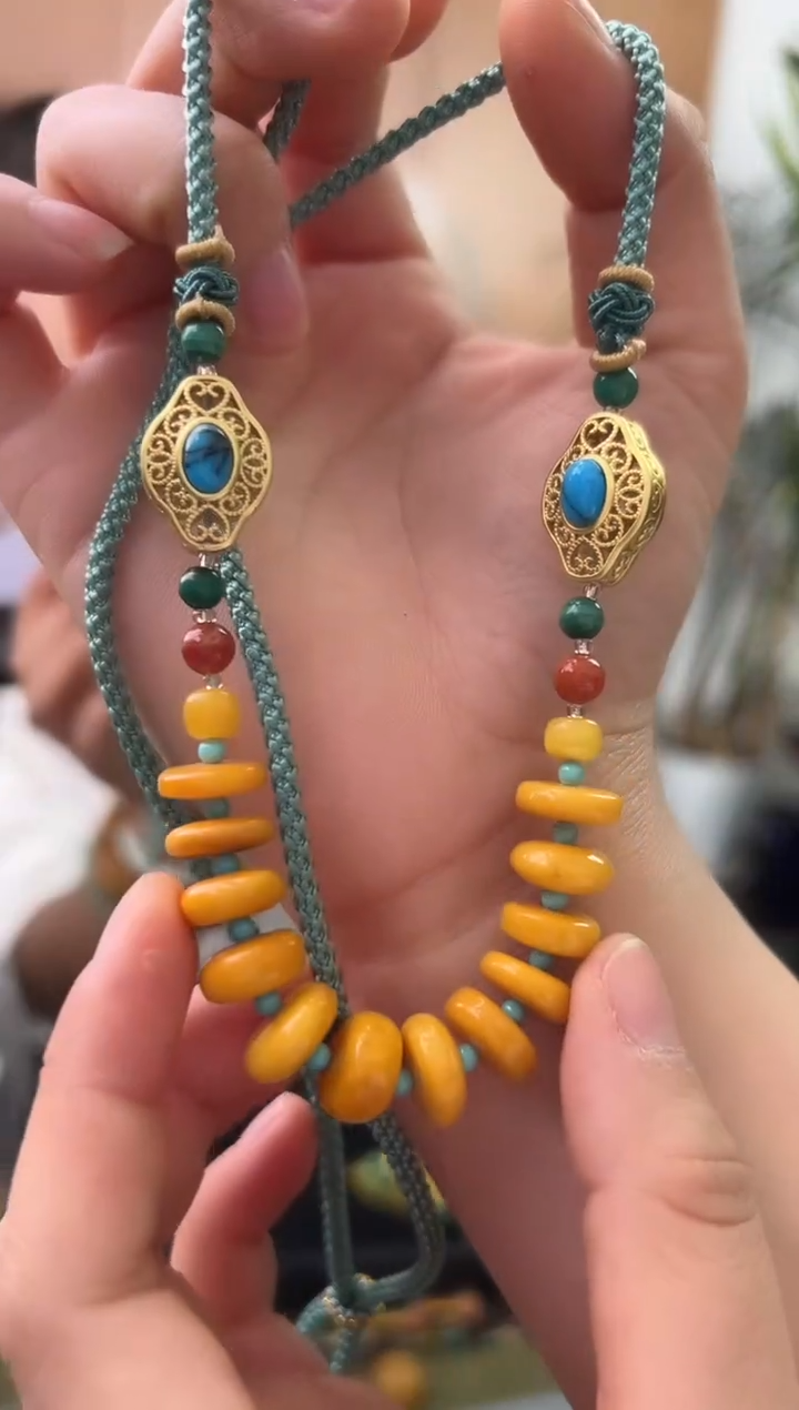 裸石琥珀未镶嵌琥珀蜜蜡吊坠