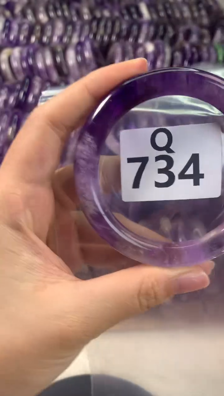 【闪购商品】水晶水晶手镯Q未镶嵌734-57