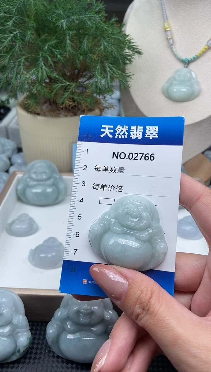 颈饰未镶嵌翡翠初****教纯天然A货翡翠2766