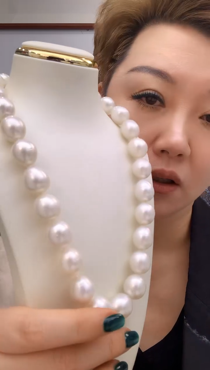 【闪购商品】海水珍珠项链未镶嵌266 13-15mm