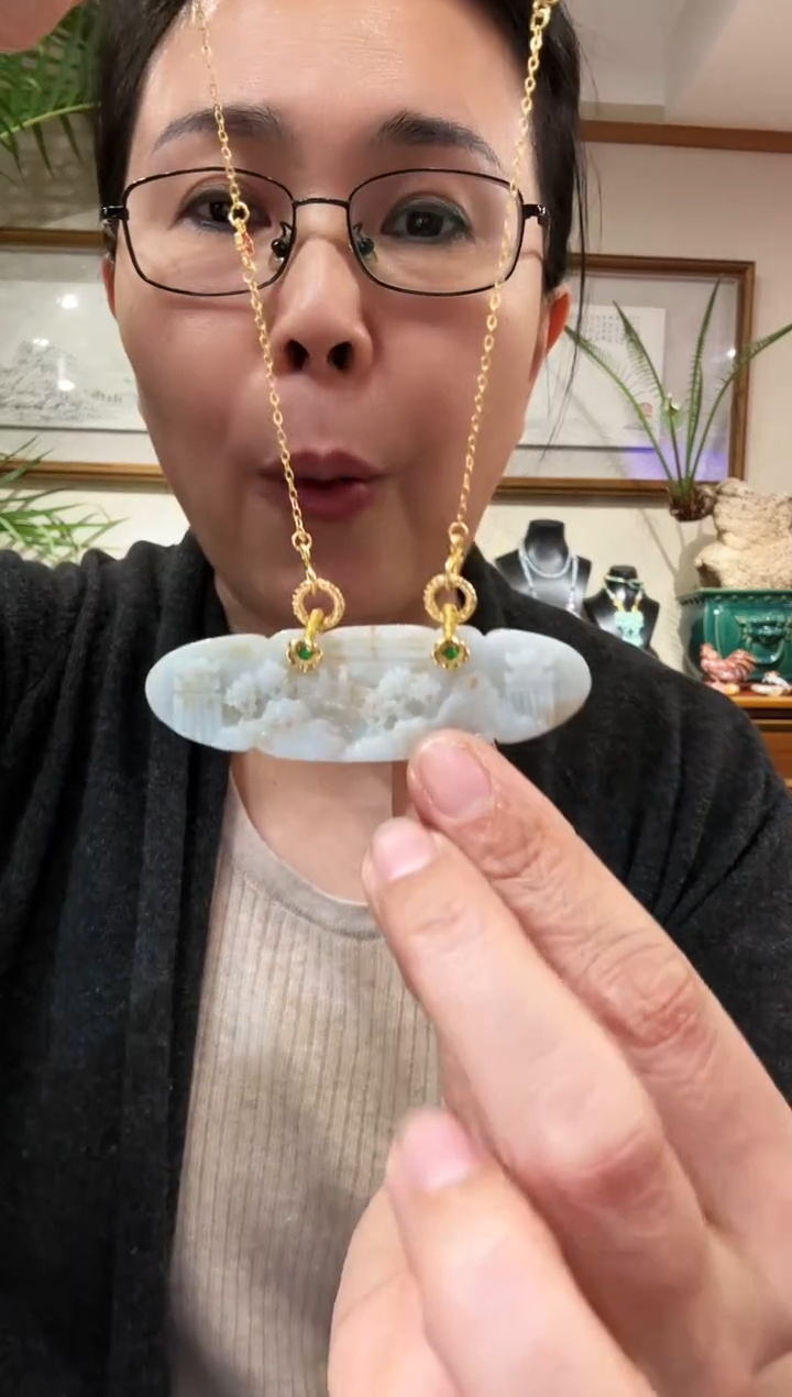 【闪购商品】翡翠颈饰未镶嵌国风