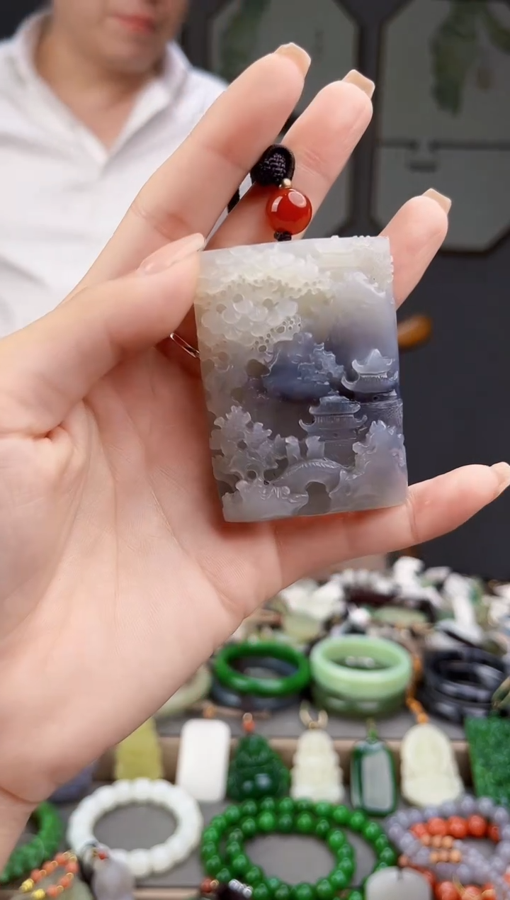 颈饰未镶嵌和田玉多样性发货拍一发一