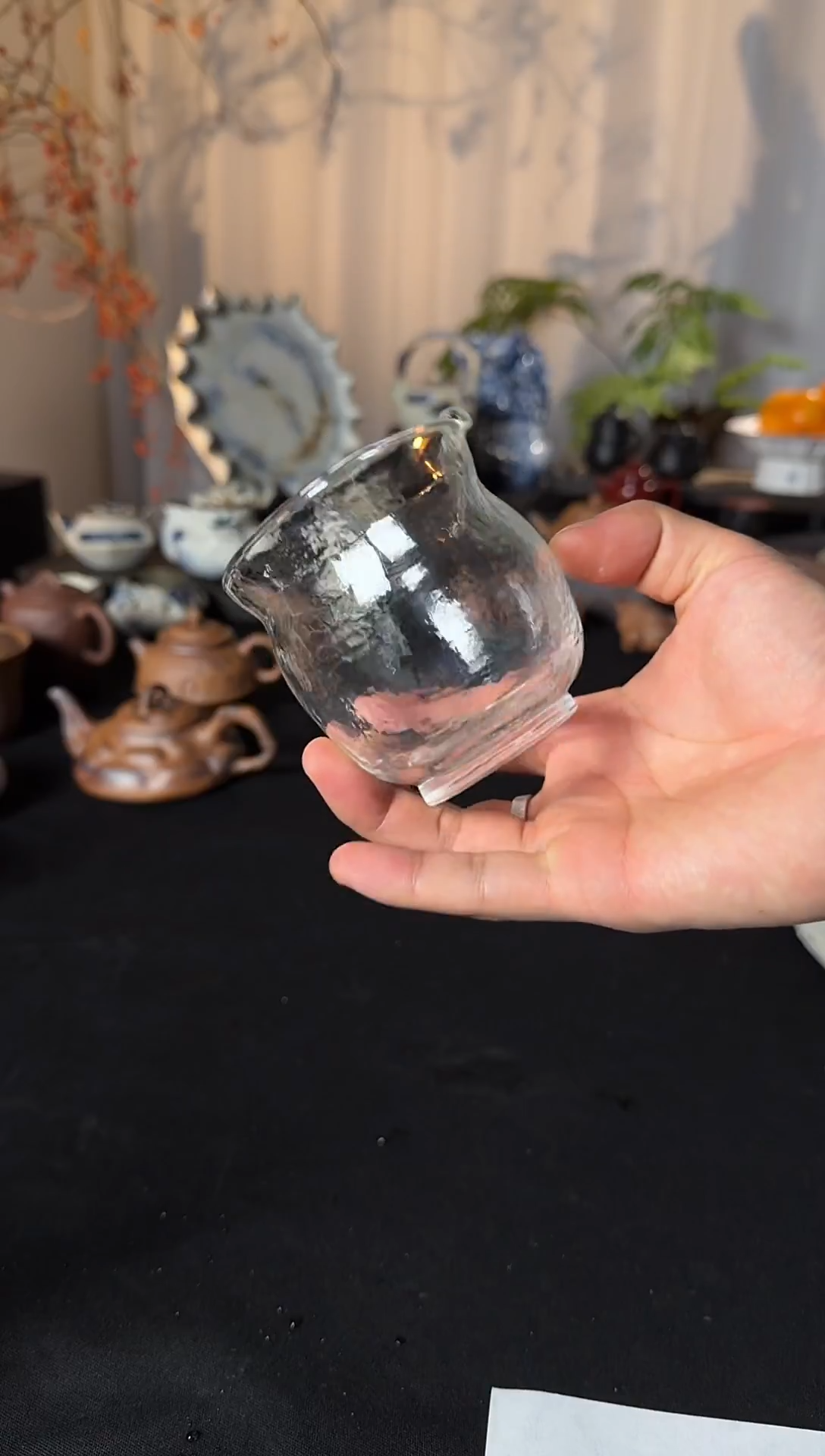 公道杯陶异形鹰嘴公道杯