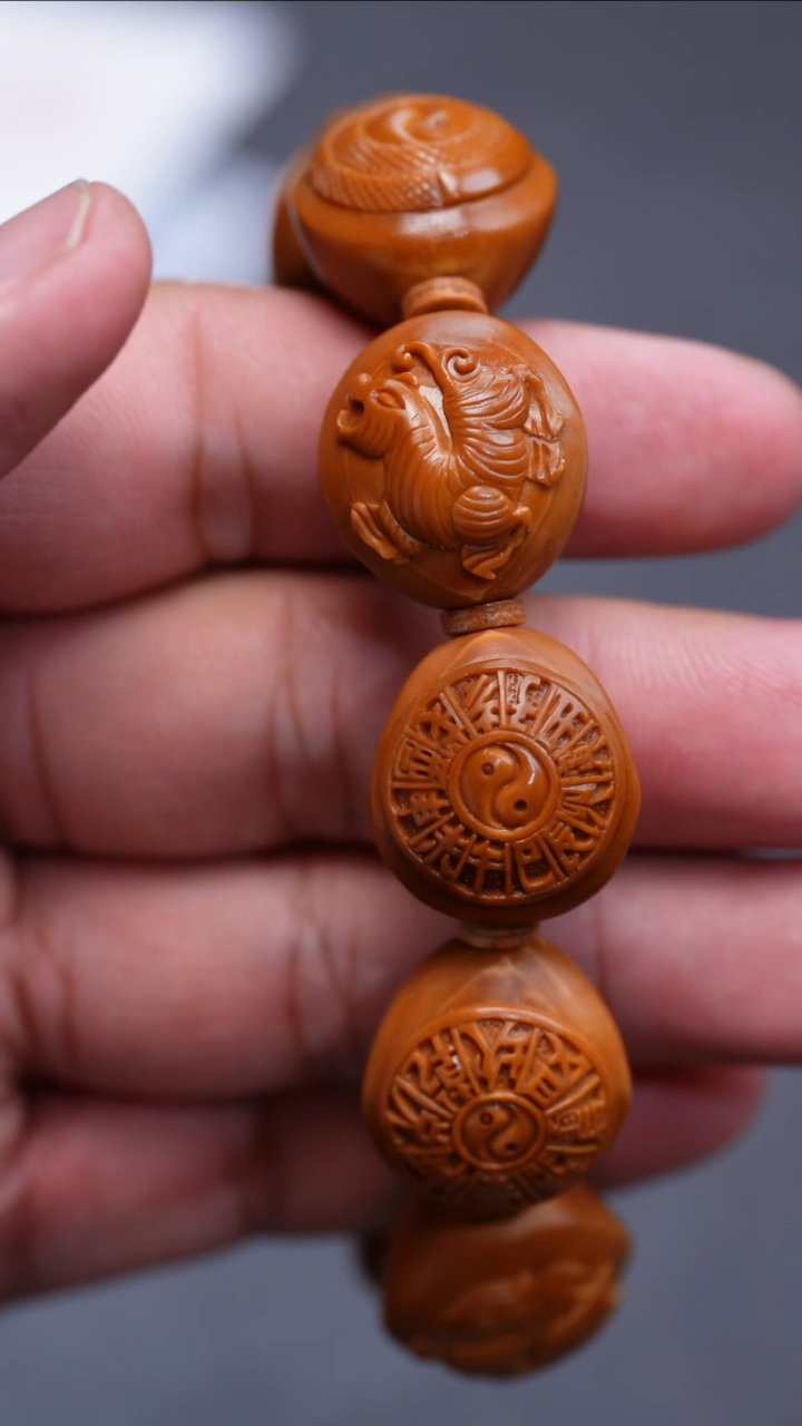 【闪购商品】橄榄核手串/手链2.0铁核四象八卦