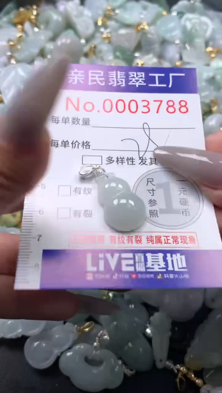 颈饰未镶嵌翡翠3788