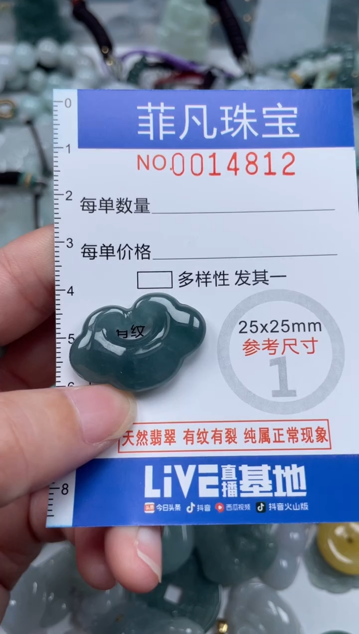 颈饰未镶嵌翡翠14812