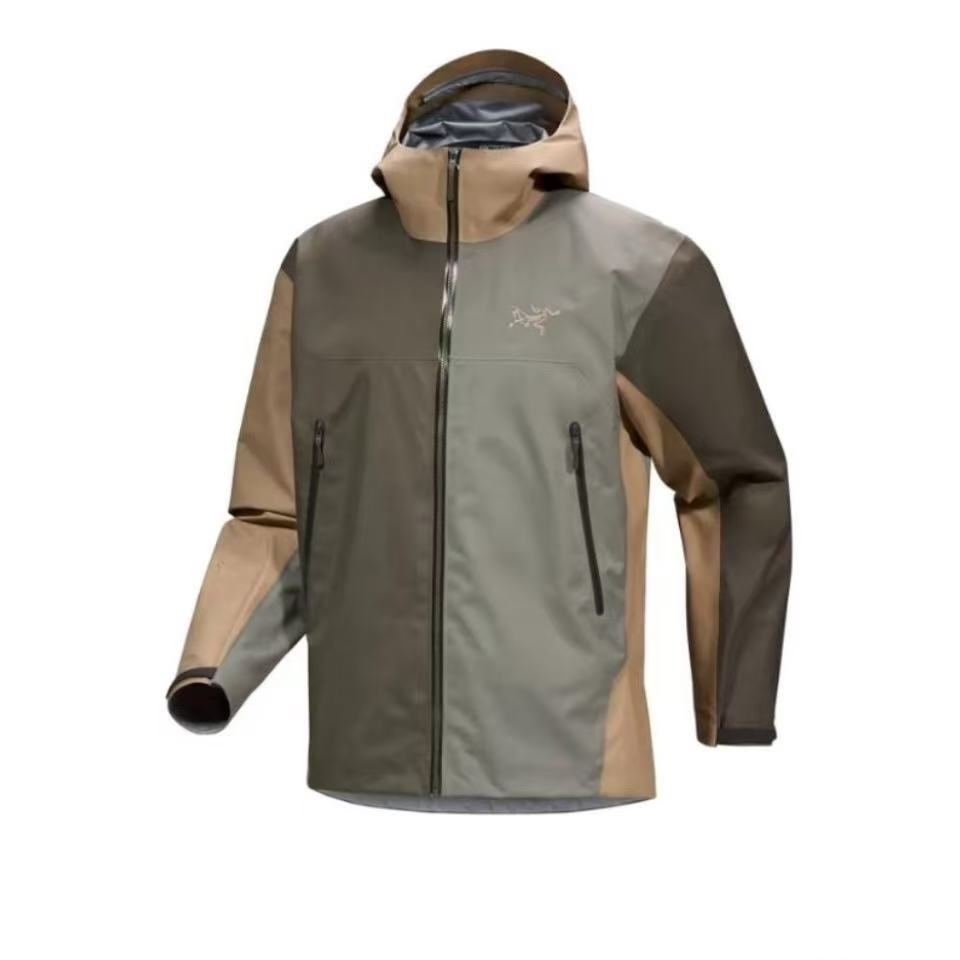 Beta系列 Jacket Men's logo刺绣防水防风透气连帽休闲夹克外套 