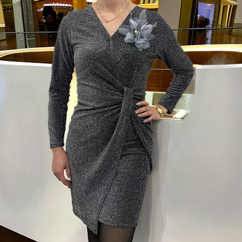 秋冬时尚亮片连衣裙