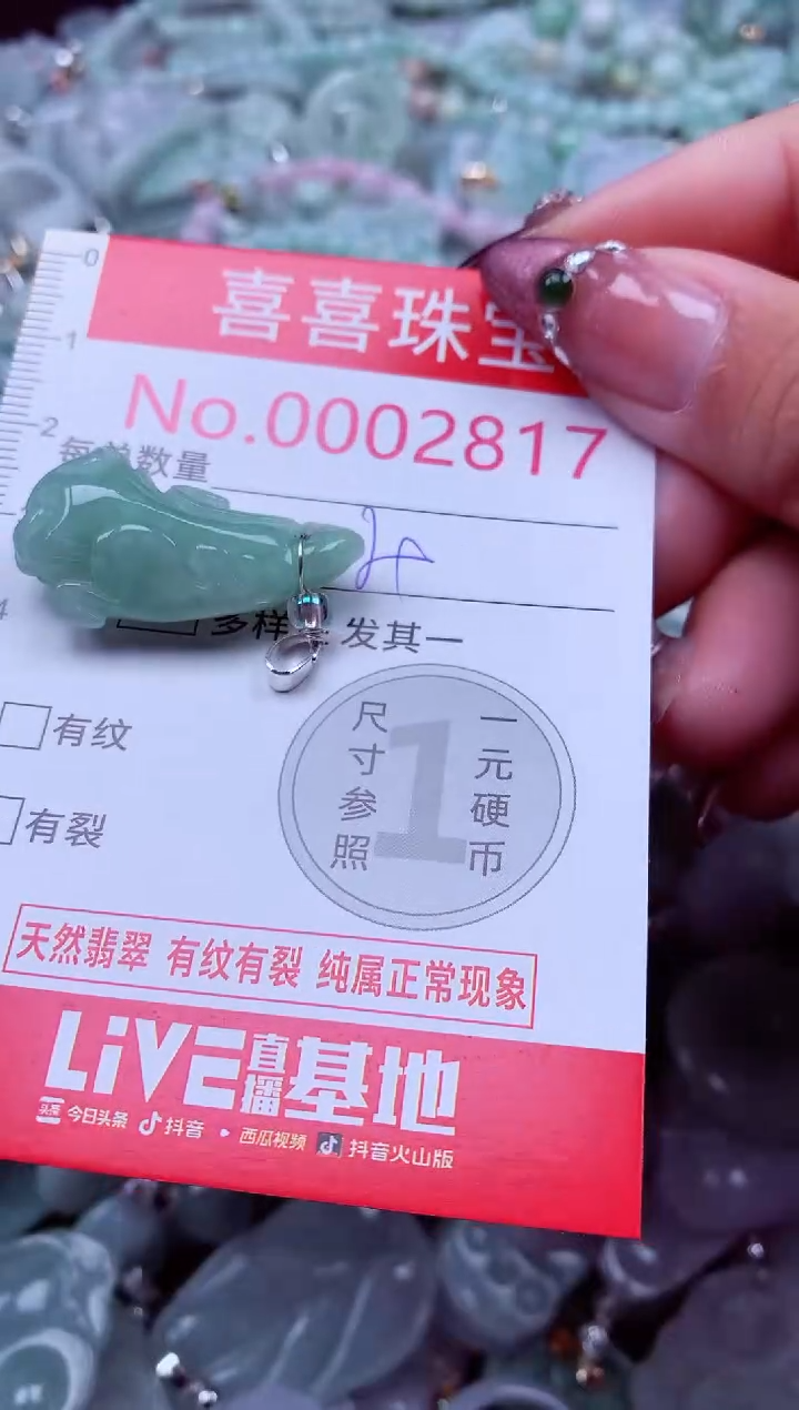 吊坠(不含链)未镶嵌翡翠2817