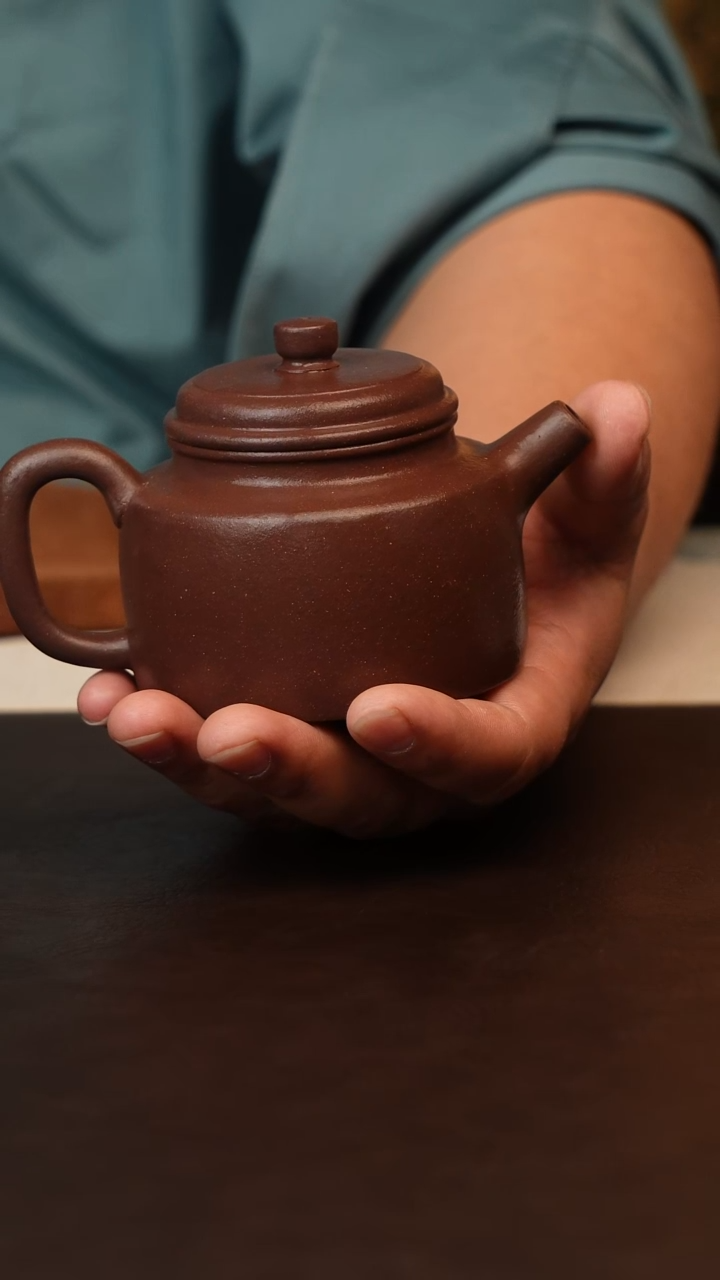 茶壶紫砂老***坊原矿紫砂200cc德钟