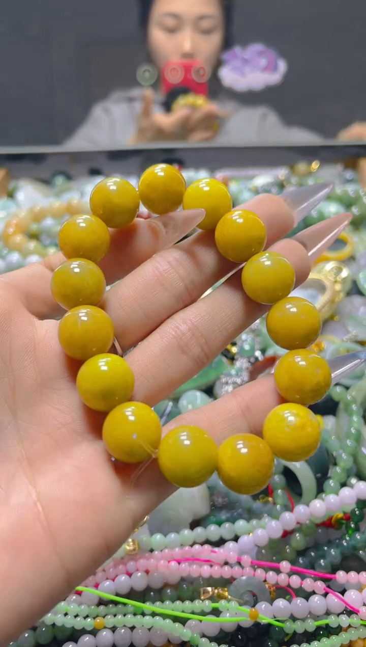 颈饰未镶嵌翡翠13MM