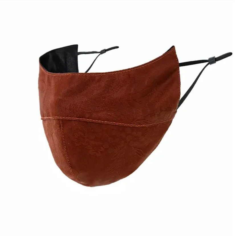 DY985樱美嘉《路路推荐》香云纱桑蚕丝香云纱面纱