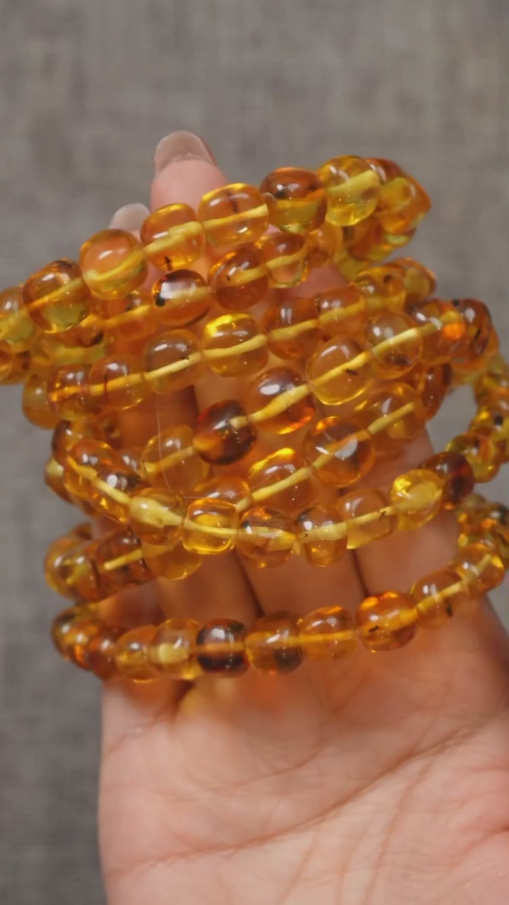 【闪购商品】琥珀裸石未镶嵌68240519-005多样性发货发其一